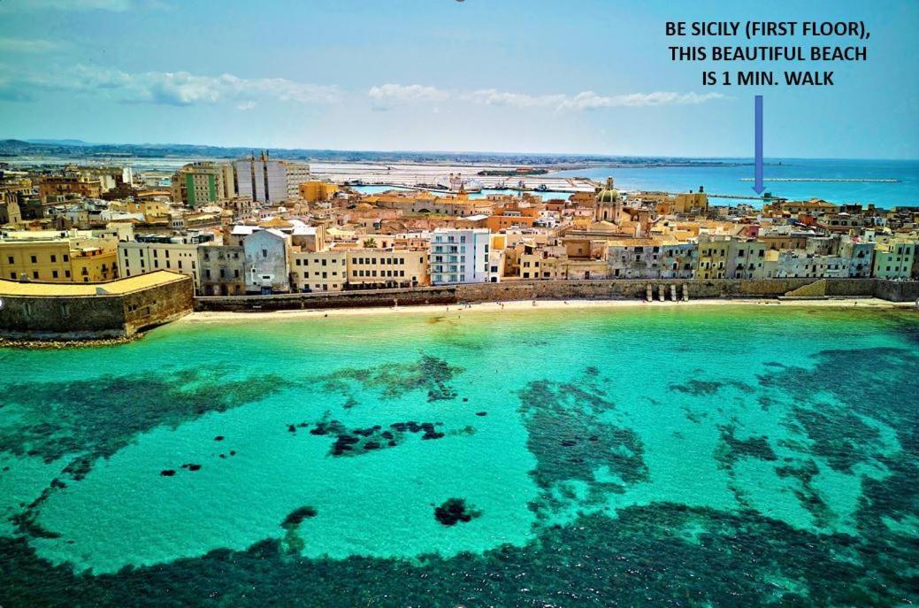 Be Sicily - In The Center 80 Mt From The Beach - In Centro Sul Mare - 70 Mq Trapani Exterior foto